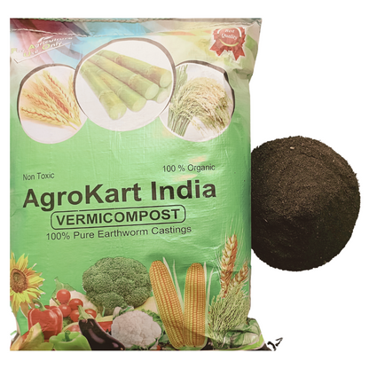 Organic Vermicompost Fertilizer Manure for Plants